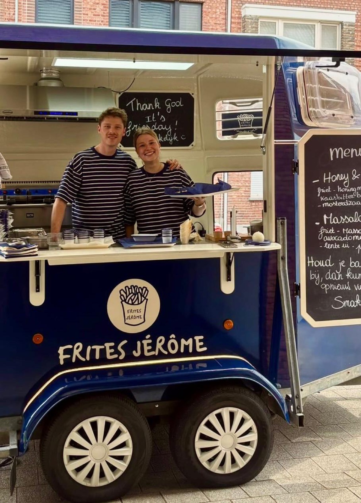 Frites Jérôme — het team aan de foodtruck